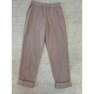 Wyeth Pants Womens XS Tan Yarrow Cuffed Pull On Drawstring NWT